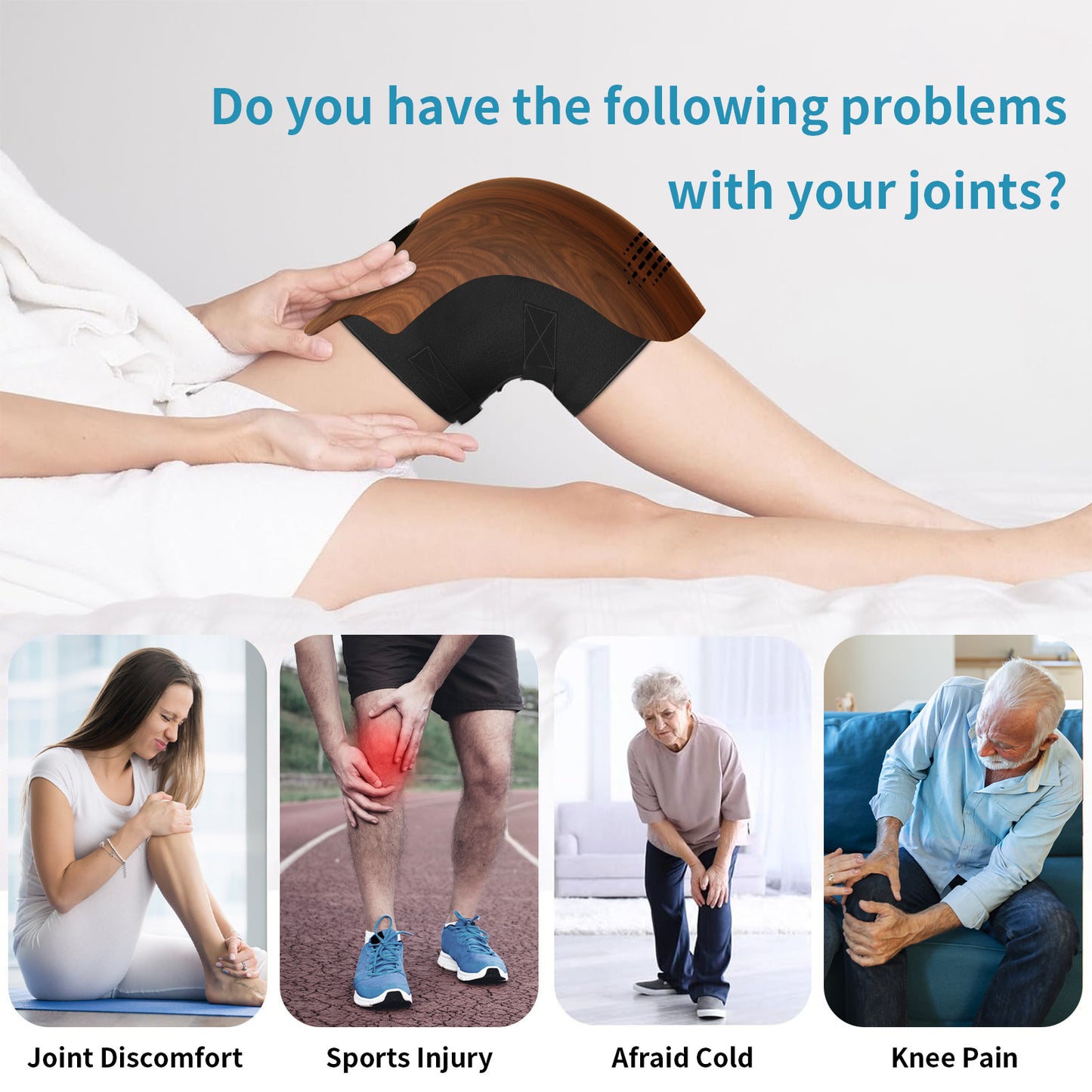 LucidLum Heating Knee Massager