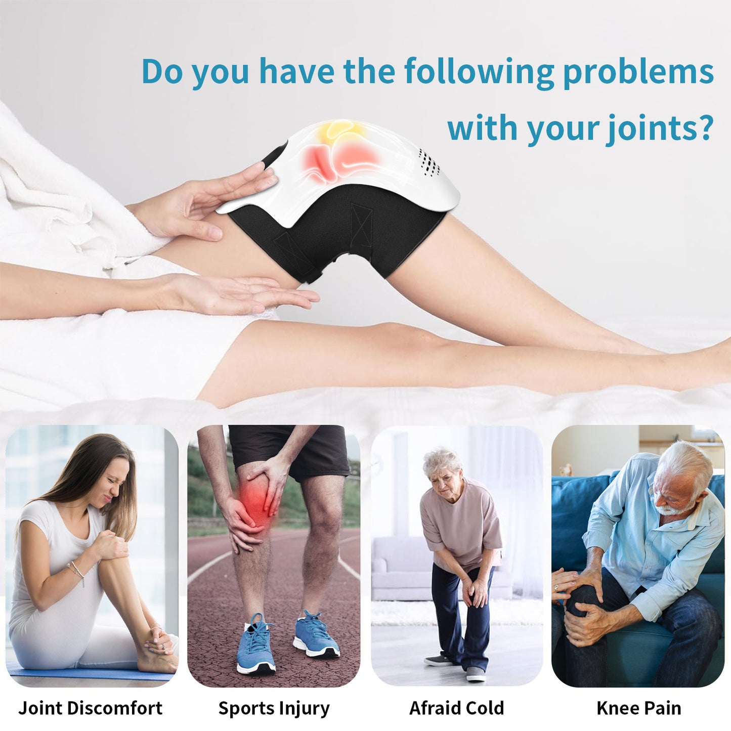 LucidLum Heating Knee Massager