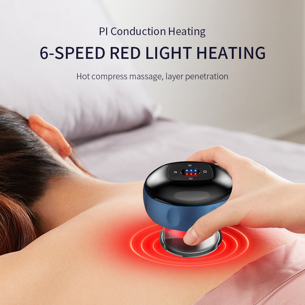 LucidLum Vacuum Heat Cup Massager