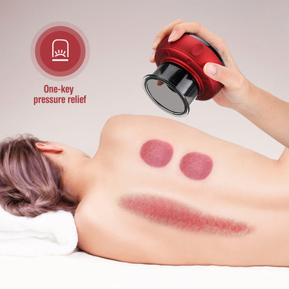 LucidLum Vacuum Heat Cup Massager
