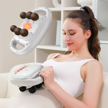 LucidLum 6-Head Massager Gun
