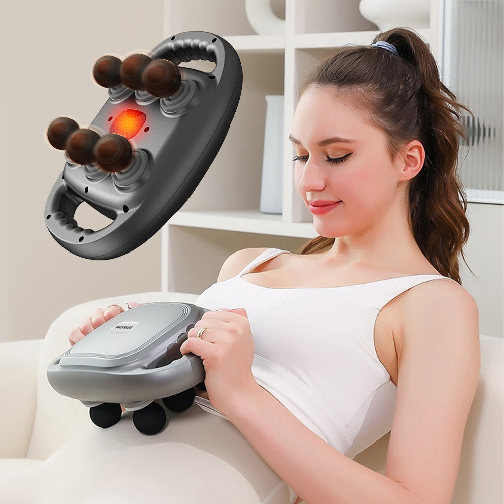 LucidLum 6-Head Massager Gun