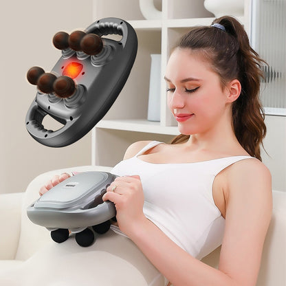 LucidLum 6-Head Massager Gun