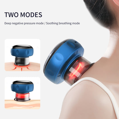 LucidLum Vacuum Heat Cup Massager